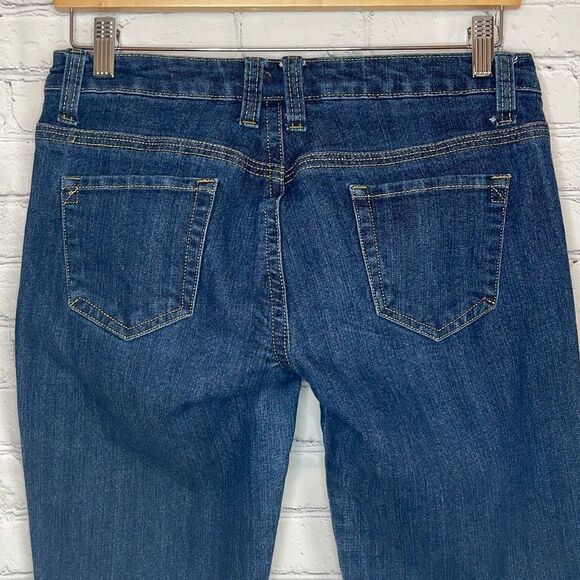 Nine Point Eight Skinny Cropped Jeans zip at ankle size 7 - Picture 4 of 6